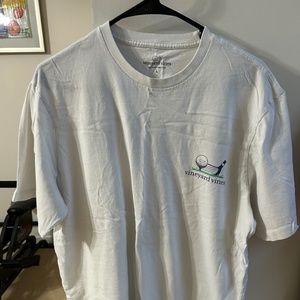 Vineyard Vines White Golf T Shirt - Large